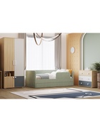 Кровать детская «Молли 2», с дополнительным спальным местом, 2080×990×765 мм, цвет оливковый  (артикул 10918184)  большой выбор товаров оптом и в розницу по низким ценам с доставкой