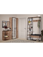 Зеркало в прихожую Гранд 17.04, 590х22х820, Черный  (артикул 10918188)  большой выбор товаров оптом и в розницу по низким ценам с доставкой