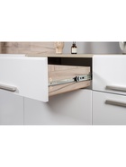 Прихожая «Лайн 2», 4 предмета, цвет дуб серый крафт/белый глянец  (артикул 10918207)  большой выбор товаров оптом и в розницу по низким ценам с доставкой