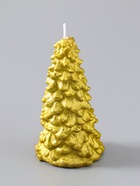 УЦЕНКА Свеча новогодняя «Ёлка», 10×5 см, золото - Фото 2