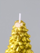 УЦЕНКА Свеча новогодняя «Ёлка», 10×5 см, золото - Фото 4
