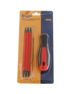 УЦЕНКА Отвертка диэлектрическая ТУНДРА, 2К рукоятка, двухсторонние биты 3 шт., до 1000 В - Фото 6