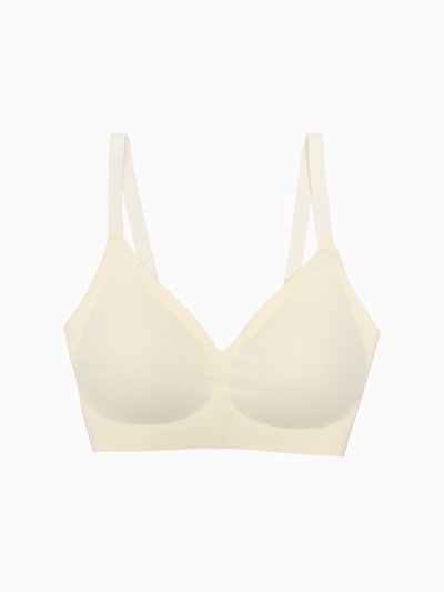 Бюстгалтер женский бесшовный MINAKU, размер 42 (60 см), цвет молочный