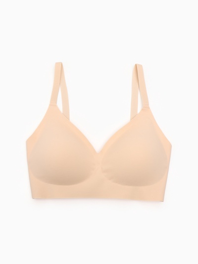 Бюстгалтер женский бесшовный MINAKU, размер 42 (60 см), бежевый