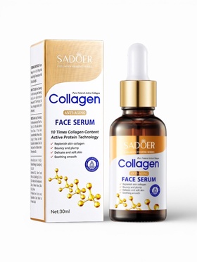 Омолаживающая сыворотка для лица Sadoer с колагеном, 30 мл  (артикул 10942888)  большой выбор товаров оптом и в розницу по низким ценам с доставкой