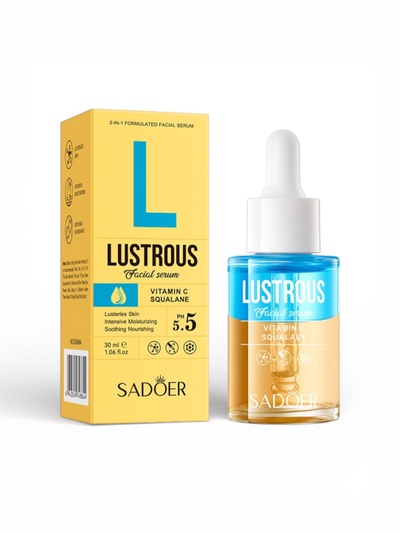 Увлажняющая сыворотка для лица Sadoer сквалан + Витамин С, 30 мл