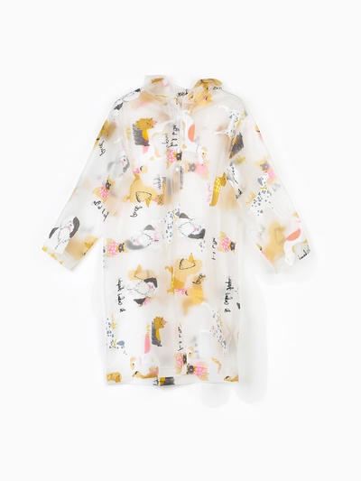 Дождевик детский «Собаки», рост 125-155 см