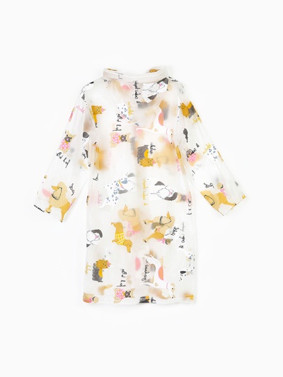 Дождевик детский «Собаки», рост 125-155 см