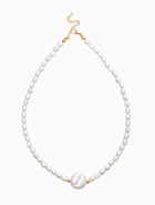 Колье жемчг "Барокко", цвет белый в золоте  (артикул 10936485)  большой выбор товаров оптом и в розницу по низким ценам с доставкой