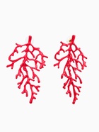 Серьги «Кораллы», красные в золоте  (артикул 10936513)  большой выбор товаров оптом и в розницу по низким ценам с доставкой