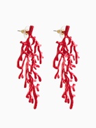 Серьги «Кораллы», красные в золоте  (артикул 10936513)  большой выбор товаров оптом и в розницу по низким ценам с доставкой