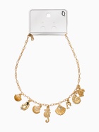Колье "Летний вайб" морской мир, цвет золото  (артикул 10936514)  большой выбор товаров оптом и в розницу по низким ценам с доставкой