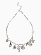 Колье "Летний вайб" морской мир, цвет серебро  (артикул 10936515)  большой выбор товаров оптом и в розницу по низким ценам с доставкой