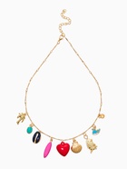 Колье "Летний вайб" море любви, цветное в золоте  (артикул 10936516)  большой выбор товаров оптом и в розницу по низким ценам с доставкой