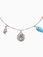 Колье "Летний вайб" море, цветное в серебре  (артикул 10936517)  большой выбор товаров оптом и в розницу по низким ценам с доставкой