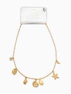 Колье "Летний вайб" морское дно, цвет белый в золоте  (артикул 10936519)  большой выбор товаров оптом и в розницу по низким ценам с доставкой