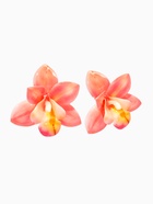 Серьги «Цветы Орхидеи», розовые - Фото 1