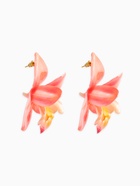 Серьги «Цветы Орхидеи», розовые - Фото 2