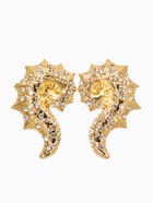 Серьги «Морской мир», раковина, белые в золоте  (артикул 10938648)  большой выбор товаров оптом и в розницу по низким ценам с доставкой