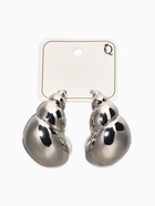 Серьги «Морской мир», улитка, белые в серебре  (артикул 10938652)  большой выбор товаров оптом и в розницу по низким ценам с доставкой