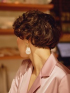 Серьги «Морской мир», чешуя, белые в золоте - Фото 3