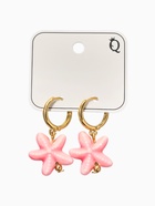 Серьги «Морской мир. Звезда», розовые в золоте  (артикул 10938675)  большой выбор товаров оптом и в розницу по низким ценам с доставкой