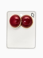 Серьги акрил «Стиль», круг, бордовые в золоте  (артикул 10938679)  большой выбор товаров оптом и в розницу по низким ценам с доставкой