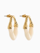 Серьги акрил «сталактиты», цвет молочный в золоте  (артикул 10938687)  большой выбор товаров оптом и в розницу по низким ценам с доставкой