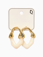 Серьги акрил «сталактиты», цвет молочный в золоте  (артикул 10938687)  большой выбор товаров оптом и в розницу по низким ценам с доставкой