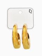 Серьги акрил «Петля», жёлтые в золоте - Фото 3