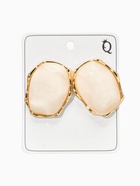 Серьги акрил «Мятые», прозрачные в золоте  (артикул 10938712)  большой выбор товаров оптом и в розницу по низким ценам с доставкой