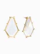 Серьги акрил «Кристалл», прозрачные в золоте  (артикул 10938722)  большой выбор товаров оптом и в розницу по низким ценам с доставкой