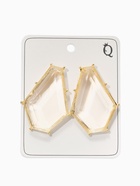 Серьги акрил «Кристалл», прозрачные в золоте  (артикул 10938722)  большой выбор товаров оптом и в розницу по низким ценам с доставкой