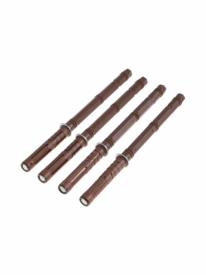 Менсолодержатель - полкодержатель ТУНДРА, 14×140, скрытый, набор 4 шт.