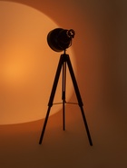 Торшер напольный «Прожектор», E27, 40 Вт, тренога, чёрный-медь, 30×30×148 см - Фото 5