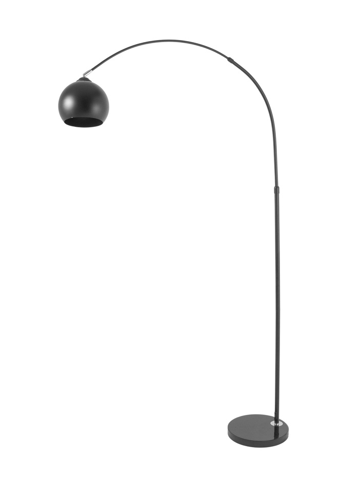 Торшер напольный «Купол», Е27, 40 Вт, чёрный, 28×105×173 см - Фото 1