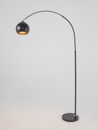 Торшер напольный «Купол», Е27, 40 Вт, чёрный, 28×105×173 см  (артикул 10951742)  большой выбор товаров оптом и в розницу по низким ценам с доставкой