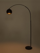 Торшер напольный «Купол», Е27, 40 Вт, чёрный, 28×105×173 см - Фото 3