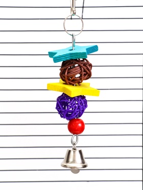 {{photo.Alt || photo.Description || 'Игрушка для птиц «Лоза-звезда», 16 см, цвет МИКС'}}