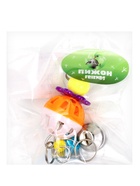 Игрушка для птиц "Дискотека" с зеркалом и шариком, 19 х 4 см, микс цветов  (артикул 10955027)  большой выбор товаров оптом и в розницу по низким ценам с доставкой