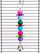 Игрушка для птиц "Цветочек", 15 х 3 см, микс цветов  (артикул 10955033)  большой выбор товаров оптом и в розницу по низким ценам с доставкой