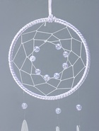 Ловец снов амулет «Паутинка с бусинками», перламутр, 12 кружков, d=4.8 см, 11.5×39.5 см  (артикул 10955186)  большой выбор товаров оптом и в розницу по низким ценам с доставкой