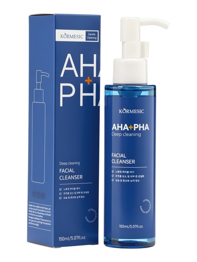 Средство для умывания с AHA и PHA кислотами Kormesic, 150 мл