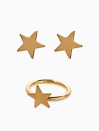 Набор детский «Выбражулька» космос, 3 предмета: бусы, пусеты, кольцо, цвет розово-золотой  (артикул 10960593)  большой выбор товаров оптом и в розницу по низким ценам с доставкой