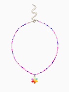 Бусы бисерные с подвеской детские «Выбражулька. Цветок», 38 см, разноцветные - Фото 1