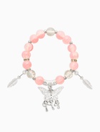 Браслет детский «Выбражулька. Бабочка», d=6 см, розовый в серебре - Фото 1