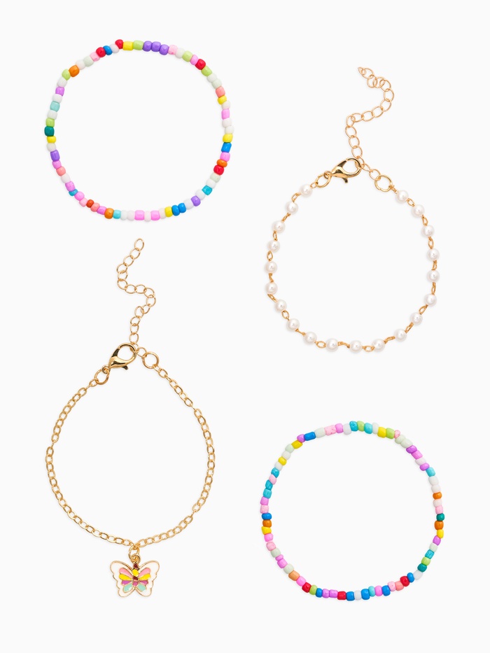 Набор детских браслетов 4 шт.  