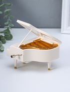 Шкатулка музыкальная механическая «Пианино», белая, 9×10.5×6.2 см  (артикул 10962654)  большой выбор товаров оптом и в розницу по низким ценам с доставкой