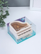 Шкатулка музыкальная механическая «Пианино», белая, 9×10.5×6.2 см  (артикул 10962654)  большой выбор товаров оптом и в розницу по низким ценам с доставкой