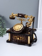 Шкатулка музыкальная механическая «Ретро телефон», 20×14.5×21.5 см - Фото 3